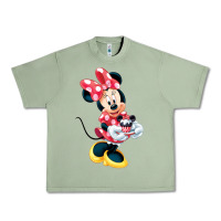 Oil Green minni mouse Urban Heavy Tee - linhVisuals