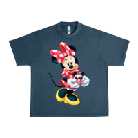 Midnight Navy minni mouse Urban Heavy Tee - linhVisuals