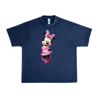 Navy minni mouse Urban Heavy Tee - linhVisuals