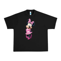 Black minni mouse Urban Heavy Tee - linhVisuals