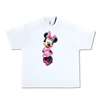 White minni mouse Urban Heavy Tee - linhVisuals
