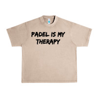 French Oak padel is my therapy Urban Heavy Tee - linhVisuals