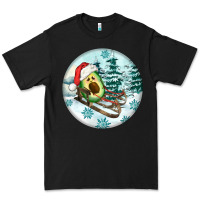 Black Slide Avocado Premium Tee - FaDigitalArtStudio