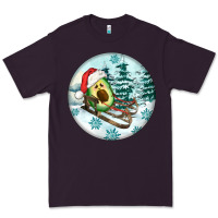 Plum Slide Avocado Premium Tee - FaDigitalArtStudio