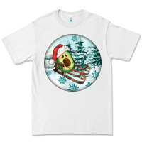 White Slide Avocado Premium Tee - FaDigitalArtStudio