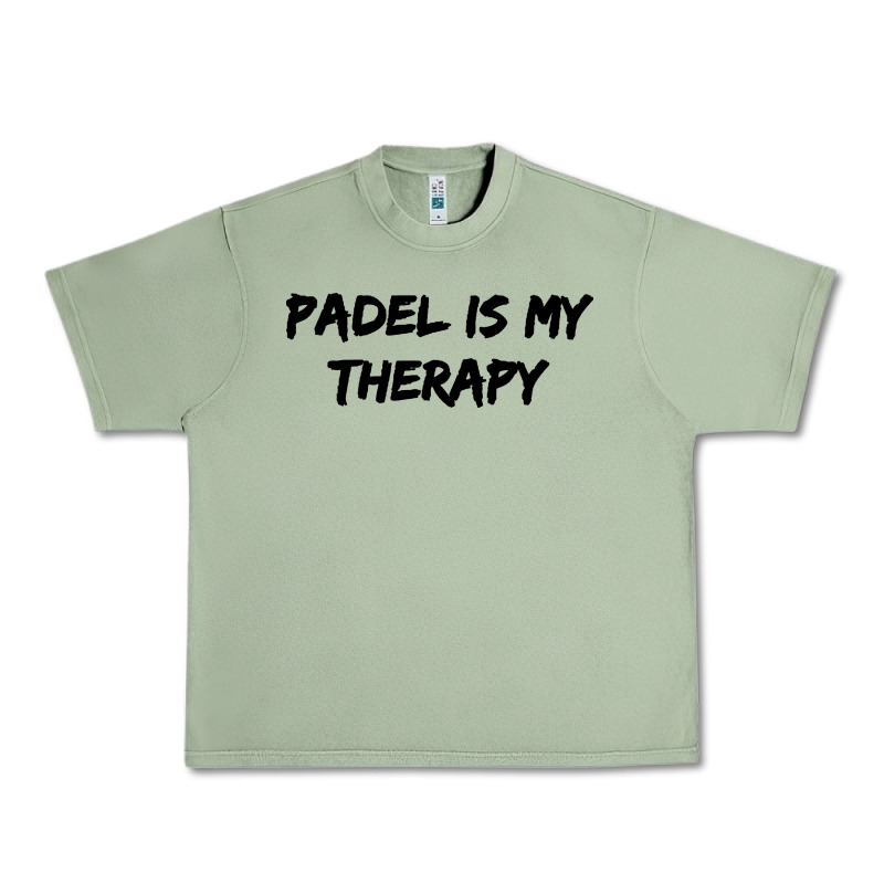 Padel Is My Therapy Urban Heavy Tee by linhVisuals | Teevron