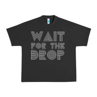 Pigment Black retro edm wait for the drop house dj trance wash t shirt Urban Heavy Tee - linhVisuals
