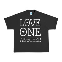 Love One Another Jesus Quote Christian T Shirt Urban Heavy Tee | Teevron