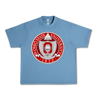 Pebble Blue OSU, Columbus, university gear Urban Heavy Tee - linhVisuals