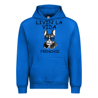 Cobalt Livin' la vida Frenchie Urban Hoodie - Bettercallsaul