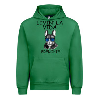 Emerald Livin' la vida Frenchie Urban Hoodie - Bettercallsaul