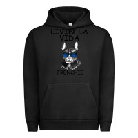 Pigment Black Livin' la vida Frenchie Urban Hoodie - Bettercallsaul