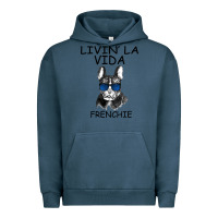 Pigment Midnight Navy Livin' la vida Frenchie Urban Hoodie - Bettercallsaul