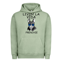Pigment Oil Green Livin' la vida Frenchie Urban Hoodie - Bettercallsaul