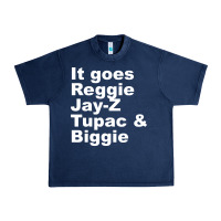 Navy it goes reggie jay Urban Heavy Tee - linhVisuals