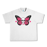 Lunar Rock butterfly skull Urban Heavy Tee - linhVisuals