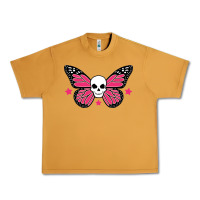 Peanut Butter butterfly skull Urban Heavy Tee - linhVisuals