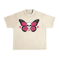 Sandshell butterfly skull Urban Heavy Tee - linhVisuals