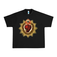 Sacred Heart Of Jesus Catholic Devotion T Shirt Urban Heavy Tee | Teevron