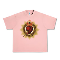 Salmon sacred heart of jesus catholic devotion t shirt Urban Heavy Tee - linhVisuals