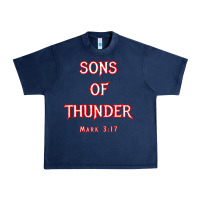 Navy sons of thunder zebedee james and john mark 317 bible t shirt Urban Heavy Tee - linhVisuals
