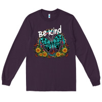 Plum be kind Long Sleeve Tee - SublimationCraftShop