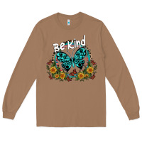 Toasted Coconut be kind Long Sleeve Tee - SublimationCraftShop