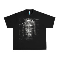 Black the shroud of turin holy face of jesus t shirt Urban Heavy Tee - linhVisuals