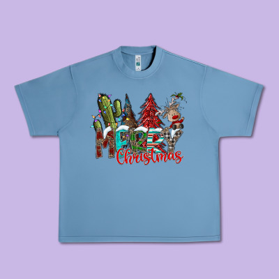 Merry Christmas Urban Heavy Tee Designed By Cowhidedigitalart