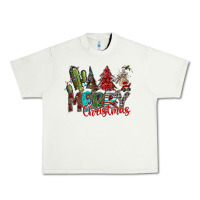 Pistachio Merry Christmas Urban Heavy Tee - CowhideDigitalArt