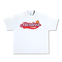 White Hardee's Urban Heavy Tee - linhVisuals