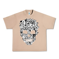 Burro funny pitbull skull dog skeleton halloween t shirt Urban Heavy Tee - linhVisuals