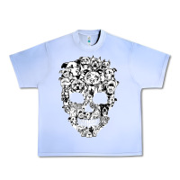 Grape Ice funny pitbull skull dog skeleton halloween t shirt Urban Heavy Tee - linhVisuals