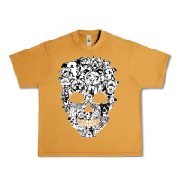Peanut Butter funny pitbull skull dog skeleton halloween t shirt Urban Heavy Tee - linhVisuals