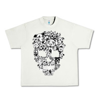 Pistachio funny pitbull skull dog skeleton halloween t shirt Urban Heavy Tee - linhVisuals