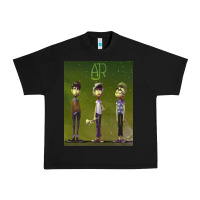 Black ajr green Urban Heavy Tee - linhVisuals