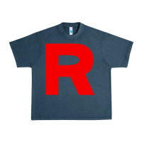 Midnight Navy team rocket Urban Heavy Tee - linhVisuals