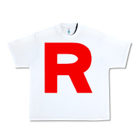 White team rocket Urban Heavy Tee - linhVisuals