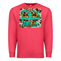 Cardinal libra turquoise cowhide Premium Sweatshirt - RanaPortraitStore