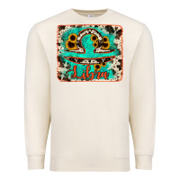Sandshell libra turquoise cowhide Premium Sweatshirt - RanaPortraitStore