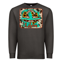 Smoke libra turquoise cowhide Premium Sweatshirt - RanaPortraitStore