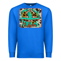 True Royal libra turquoise cowhide Premium Sweatshirt - RanaPortraitStore