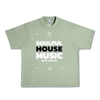 Oil Green soulful house music deep house edm premium t shirt Urban Heavy Tee - linhVisuals