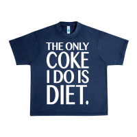Navy the only coke i do is diet Urban Heavy Tee - linhVisuals