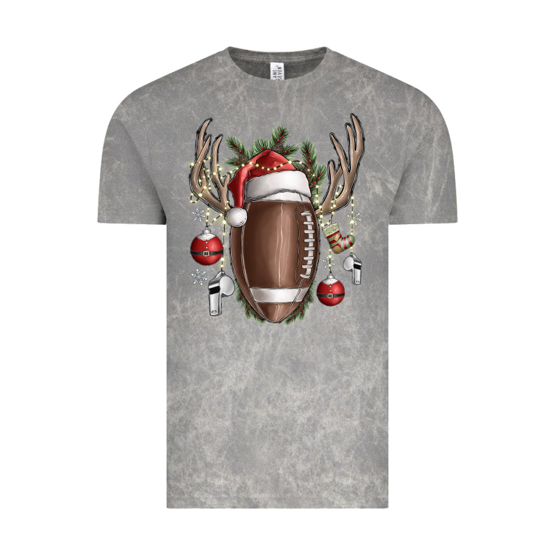 Christmas Football Vintage Tee by SublimationCraftShop | Teevron