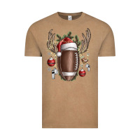 Vintage Coffee christmas football Vintage Tee - SublimationCraftShop