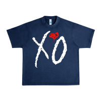 Navy xo Urban Heavy Tee - linhVisuals