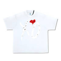 White xo Urban Heavy Tee - linhVisuals