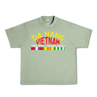 Oil Green da nang vietnam war veteran military Urban Heavy Tee - linhVisuals