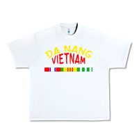White da nang vietnam war veteran military Urban Heavy Tee - linhVisuals